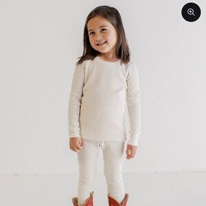 Noble Cream Kids Waffle Set